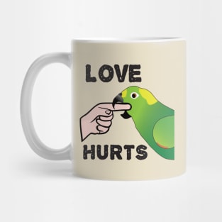 Love Hurts - Yellow Napped Amazon Parrot Mug